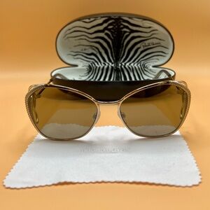 EUC- Roberto Cavalli RC1062 Gavorrano Aviator Sunglasses